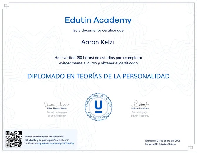 Vista previa: Diplomado en Teorías de la Personalidad