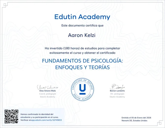 Vista previa: Fundamentos de Psicología: Enfoques y Teorías