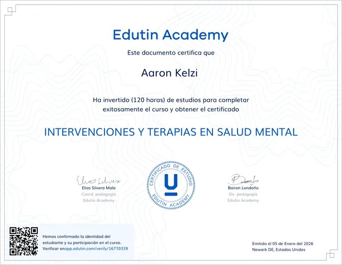 Vista previa: Intervenciones y Terapias en Salud Mental